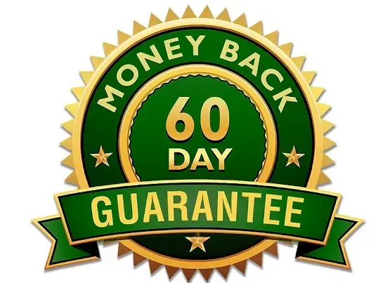 60-Day Money Back Guarantee Badge